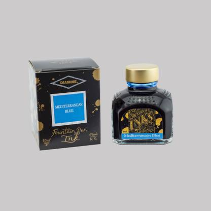 DIAMINE MEDITERRANEAN BLUE 80 ML Ink Bottle