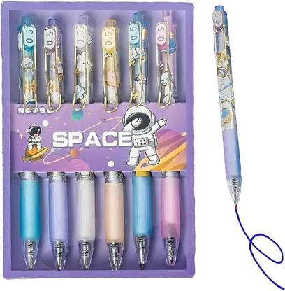 Downtown Celebrations Colorful Body Space Design Gel Pen Set for Writing Class Notes & Journal | Gel Pen