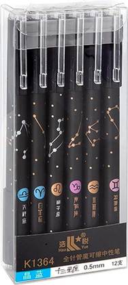 Sawkirp darshraj 6 Piece Erasable Galaxy Constellation pen Gel Pen