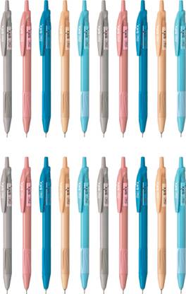 FLAIR SRX 0.7 mm Retractable Ball Pen Wallet | Triangular Body Design For Better Grip Ball Pen