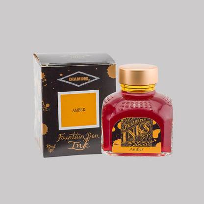 DIAMINE AMBER 80 ML Ink Bottle