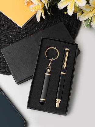 SAZARA SAZARA Mat Ball Pen and Key chain Set Pen Gift Set