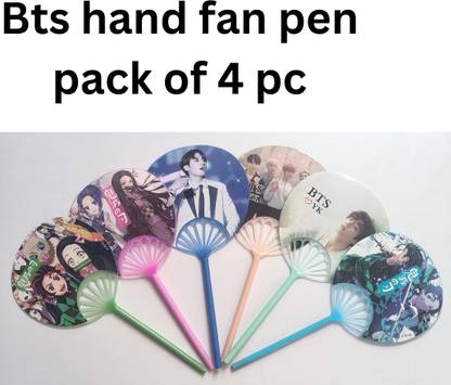 Extraposh BTS shape pen hand Fan PEN for BTS lover, best'Gift for BTS lover Nib