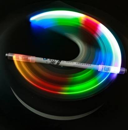 triple paper Lightning Spinning Rolling Gel Pen Playing Pen Gel Pen