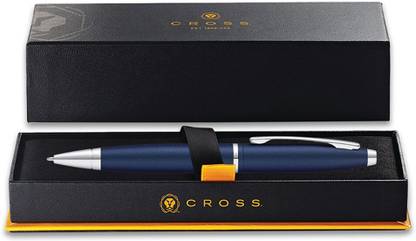 CROSS Calais Matte Metallic Midnight Blue Ball Pen