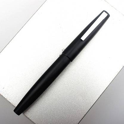 Ledos JINHAO 80 Fiber Matte Charcoal Black Fine Nib , With Converter Fountain Pen
