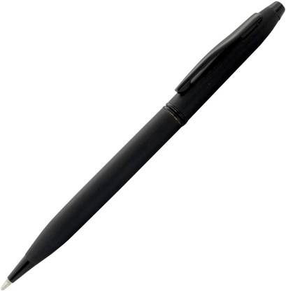 K K CROSI Black Metal Pen with Twist Mechanism Black Clip Ball Pen