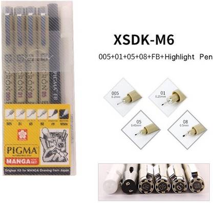 SAKURA Micron & gel pens for sketch Multi-function Pen