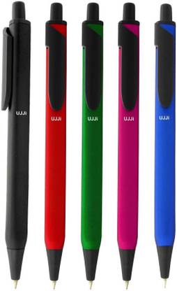 UJJi Click Pen in Mix Color Matte Finish Retractable Ball Pen