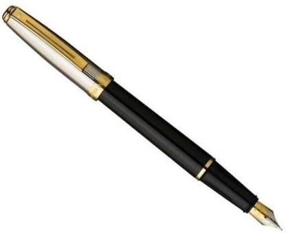 SHEAFFER Prelude Black Onyx Barrel Palladium cap With 22K Gold Trim (Medium Nib) Fountain Pen