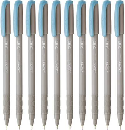 HAUSER Q10 Ball Pen Wallet Pack | 0.7 mm | Smooth Ink Flow With Low-Viscosity Ink Ball Pen