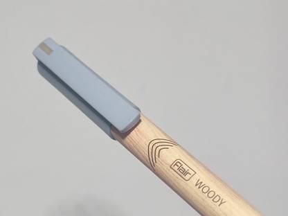 फ्लेयर वूडी बॉल पेन वॉलेट पैक | 0.7 mm | लो-विस्कोसिटी इंक | स्म्ज फ्री राइटिंग बॉल पेन