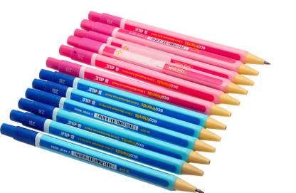 Ledos Set Of 12 Baile Ecofriends For Kids School Childrens 2.0mm Mechanical Pencil