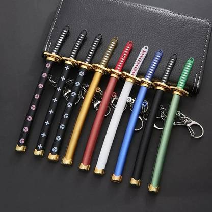 weeeboo world Demon Slayer Katana Keychain, Premium Samurai Sword Katana Key Chain