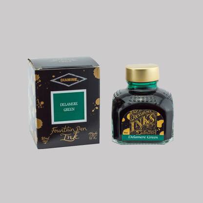 DIAMINE DELAMERE GREEN 80 ML Ink Bottle
