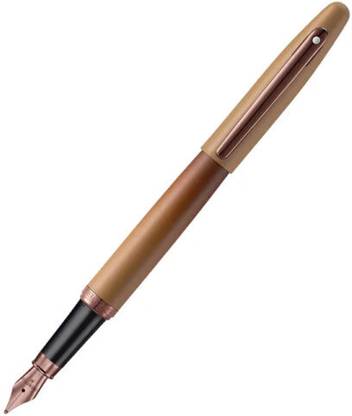 SHEAFFER VFM 9428 Coffee Edition Matt Brown with Regal Brown PVD Trims – Medium Nib Fountain Pen