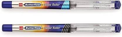 Cello Cello ButterFlow Pen - Ergonomic Design, 0.5mm Fine Tip Roller Ball Pen