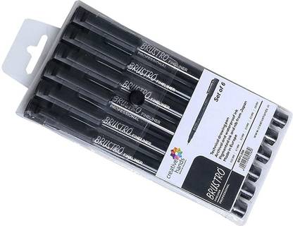 BRuSTRO Professional Pigment Based Technical Fineliner Pen