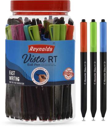 Reynolds VISTA RT BP Blue Pen Jar Ball Pen