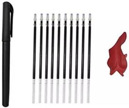 Klick Buy 1 Magic Pen, 10 Refills & 1 Grip ONLY for Reusable Sank Magic Practice Copybook Refill