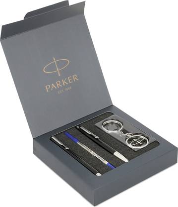PARKER Vector Standard Roller Ball Pen & Ball Pen With Parker Keychain Pen Gift Set