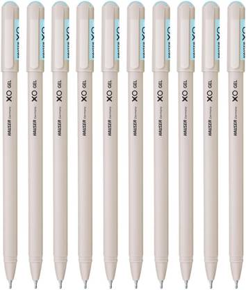 HAUSER XO Gel Pen Wallet Pack | Sleek Body & Low Viscosity Ink With Matt Finish Gel Pen