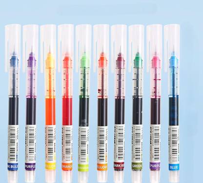 ART RANGER AeroFlow Coloured Micro-Tip Roller Ball Pen 0.5 mm Office,School use Gel Pen