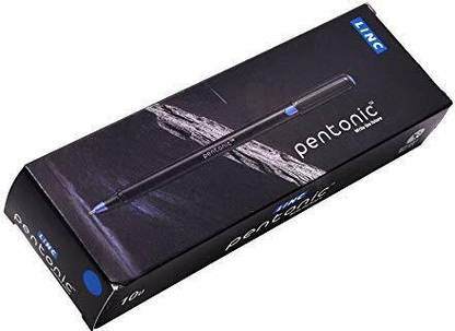 Pentonic 0.7 mm Ball Point Pen | Black Matte Finish Body, Smudge Free Writing Ball Pen