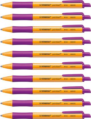 Stabilo Pointball Ball Point Pen | Click Mechanism | 0.5mm Ball Pen