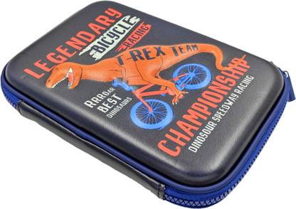 dishvy Pencil Box | Jumbo Dinosaur pencil Box for Girls and Boys| Hard Bound EVA Best quality | Art EVA Pencil Box
