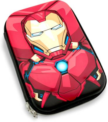 tishna Avenger Iron Man Designed Smiggle Pouch For Kids Iron Man Smiggle Designed Art EVA Pencil Box
