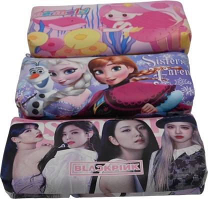 JOA TOYBOX JOA TOYBOX Pencil Case Box Large Capacity Double Zippers Pouch Art EVA Pencil Boxes
