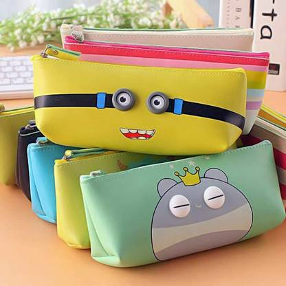 PSAHG EYE POUCH EYE Art Artificial Leather Pencil Boxes