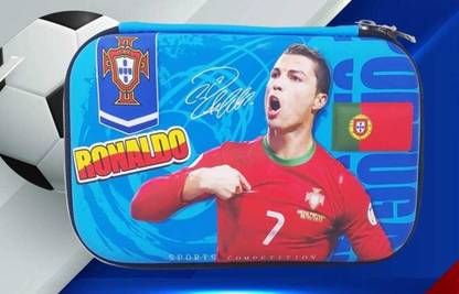 UNIQUE BTS FOOTBALLAR RONALDO Art Polyester Pencil Box