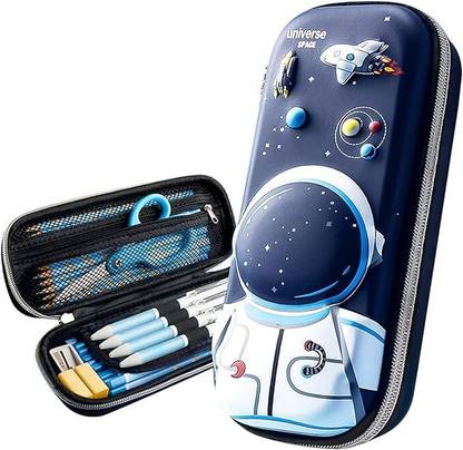 StarAndDaisy 3D Cover EVA Space Astronaut Theme Pencil Case Large Capacity Pencil Pouch Art Canvas Pencil Box