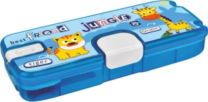 Pratap Big Light Unicorn Art Polypropylene Pencil Box