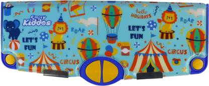 smily kiddos Pop Out Circus Theme Art Plastic Pencil Box