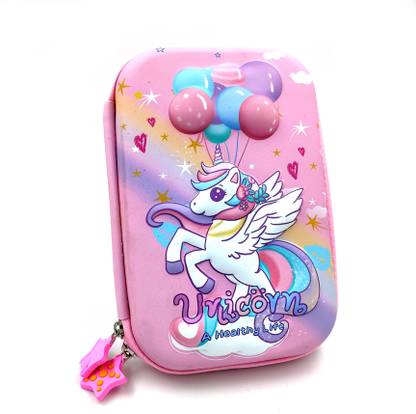 tishna Unicorn Designed Smiggle Pouch For Kids Unicorn Smiggle Designed Art Canvas Pencil Box