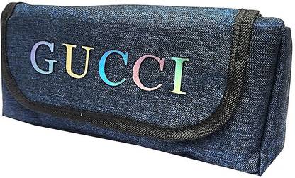 HAPPY SHOPPING STORE GUCCI Pencil Pouch 2 Zipper New Design Art EVA Pencil Box