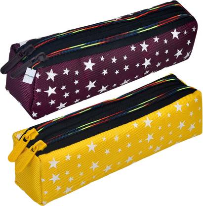 HOMESTIC Pencil Pouch Star Printed Art Canvas Pencil Boxes