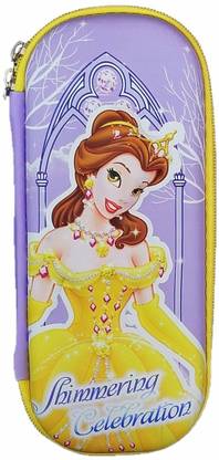 AuM Multipurpose Pouch for kids Belle Princess Art Canvas Pencil Box