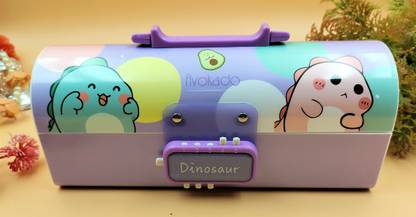 Paper Bear Multi-Function Storage Bag Secret Compartment Pencil Box Multi-Layer Password Protected Pencil Box Art Plastic Pencil Box