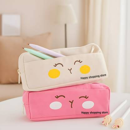 HAPPY SHOPPING STORE Kids Designer Cute Premium Stylish Pencil Pouch Pretty cute lightweight Art Artificial Leather Pencil Boxes