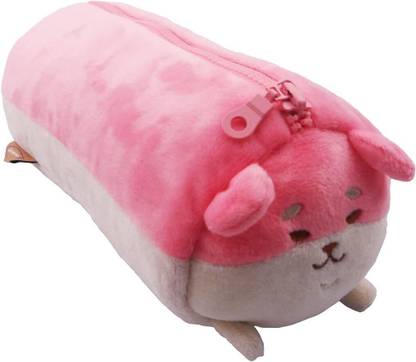 AVS Plush Pencil pouch round Art Polyester Pencil Box