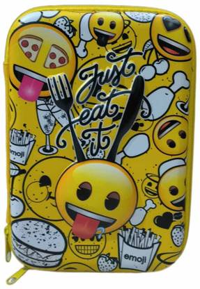 swastik store Royal Emoji Art EVA Pencil Box