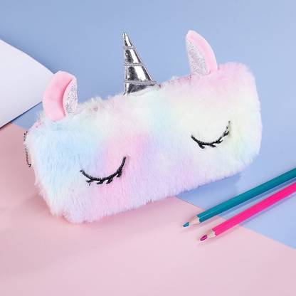 TOYVISION pouch Pouch Handbag Coin Purse Cute Girls Kids Children Random Color Art Plastic Pencil Box