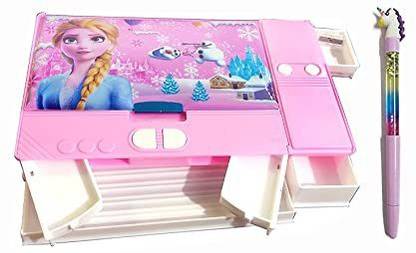 Florina Frozen Cartoon Character Print Art Plastic Pencil Box