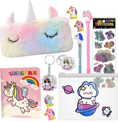 Le Delite unicorn unicorn Art EVA Pencil Box