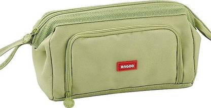 TREXEE Large Capacity Pencil Pouch, Canvas Cotton Linen Pouch with Handle, Pencil Case 1 Art Canvas Pencil Box