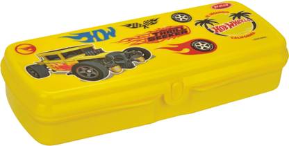 Pratap Go School Hot Wheels Art Polypropylene Pencil Box